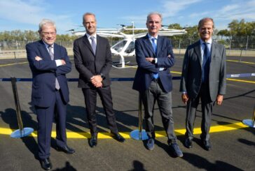 Il primo vertiporto italiano inaugurato all'aeroporto di Fiumicino