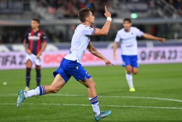 Bologna-Sampdoria 1-1, Djuricic replica a Dominguez