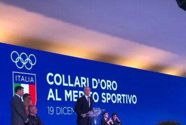 Collare d'oro Coni a Domenicali, stella d'oro all'Italpress