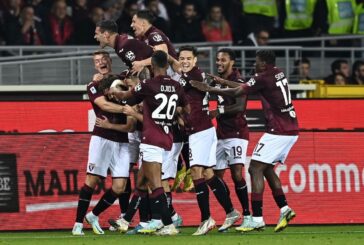 Il Milan trafitto dal Toro: 2-1 per i granata
