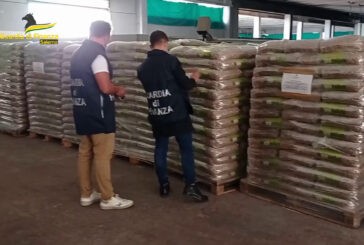 Salerno, sequestrate in Cilento oltre 100 tonnellate di pellet