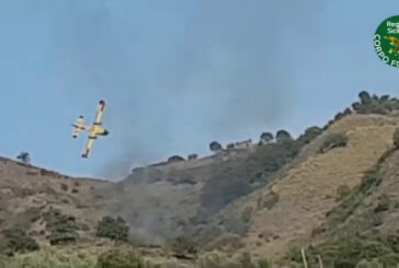 Canadair precipita sull'Etna, le immagini dell'incidente