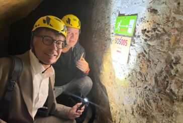 Bottini di Siena verso la riapertura: sopralluogo del sindaco De Mossi