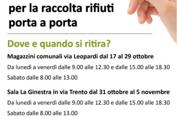 ‘Porta a porta’: avviata la consegna dei kit a Poggibonsi
