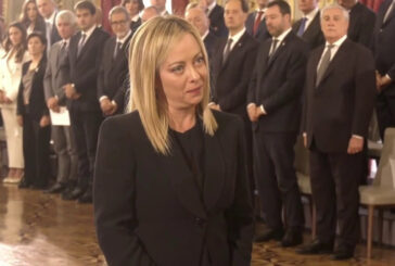 Il giuramento del nuovo presidente del Consiglio, Giorgia Meloni
