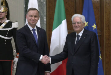 Mattarella incontra il presidente polacco Duda