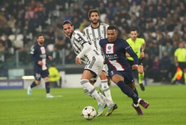 Juve battuta dal Psg ma si qualifica per l'Europa League