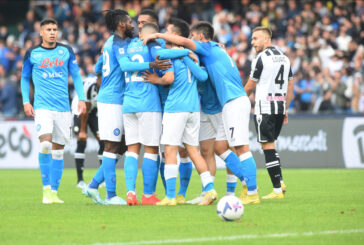 Il Napoli continua a volare: 3-2 all'Udinese