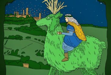 Natale: San Gimignano diventa un bosco verde