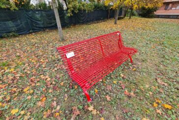 I Lions di Siena inaugurano la panchina rossa di Isola d’Arbia