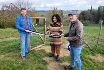 Inaugurata l’area sgambamento cani alla Coroncina