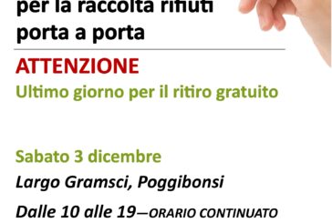 Consegna dei kit per il porta a porta: ultima occasione a Poggibonsi