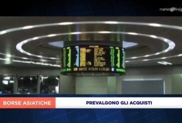 PREVALGONO GLI ACQUISTI SUI MERCATI ASIATICI