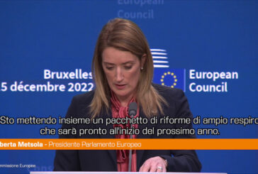 Qatargate, Metsola "Riforme profonde in arrivo"