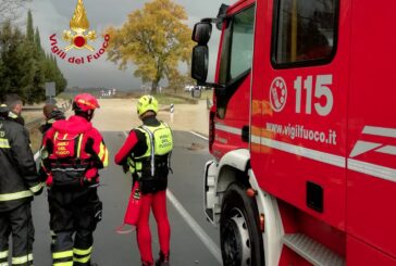 Intervento dei Vigili del fuoco per la tracimazione del Suga