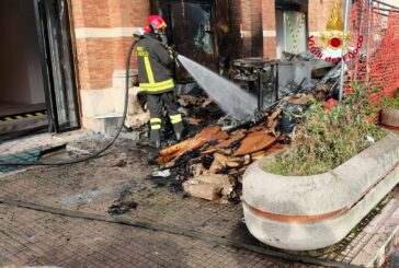 Incendio in viale Vittorio Veneto: solo danni