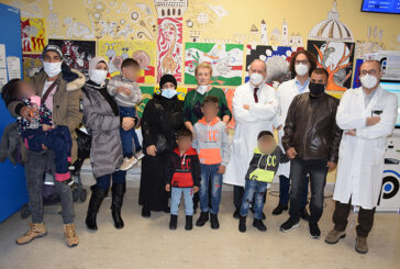 Due bambini siriani presi in cura dall’AouS