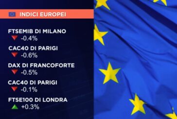 WALL STREET PESA SULL’EUROPA NEL FINALE, MILANO CHIUDE A -0,4%