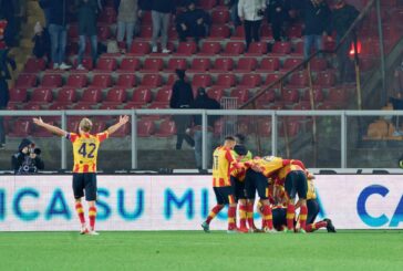 Immobile non basta, il Lecce rimonta e batte la Lazio 2-1