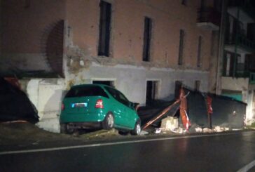 Chianciano: un’auto contro la recinzione caduta del Siviglia