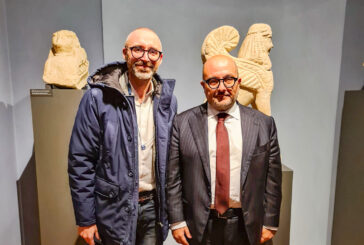 Il Ministro della Cultura Sangiuliano in visita a Chiusi