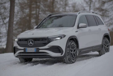 Mercedes protagonista sulle nevi delle Dolomiti