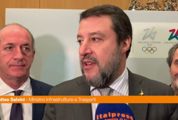 MIlano-Cortina, Salvini "Riunione ok, si stanno recuperando ritardi"