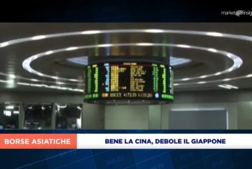 SEDUTA MISTA PER I MERCATI ASIATICI, BENE LA CINA, DEBOLE IL GIAPPONE