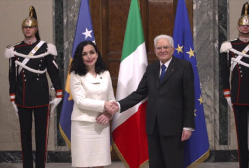 Mattarella incontra la presidente del Kosovo