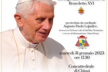 A Chiusi la messa per il trigesimo della morte di Benedetto XVI