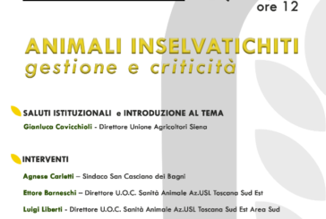 Upa Siena organizza “Animali inselvatichiti: gestione e criticità”