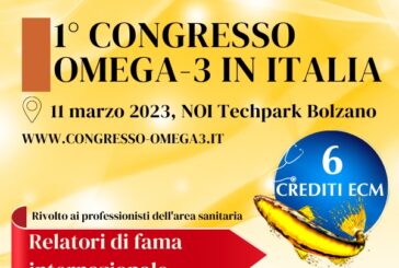 L'11 marzo il primo Congresso in Italia sugli acidi grassi omega-3