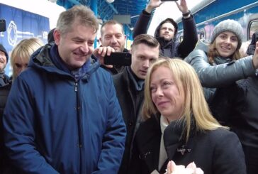 Meloni arriva a Kiev "Giusto e necessario essere qui"