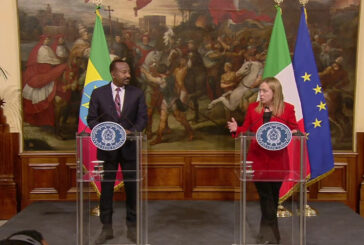 Meloni "Partenariato paritario con l'Etiopia"