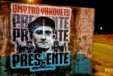 Gigantografie in tutta Italia, CasaPound Italia onora la memoria di Dmytro Yakovets