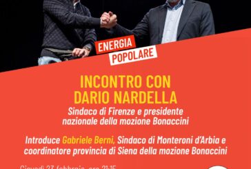 Nardella a Monteroni per sostenere Bonaccini e Mercanti