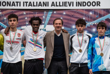 Latena Cervone campione italiano indoor allievi negli 800metri