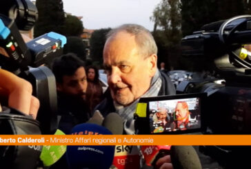 Autonomia, Calderoli "Viaggia su binario diverso rispetto a regionali"