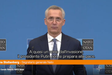Ucraina, Stoltenberg "Putin non vuole la pace"