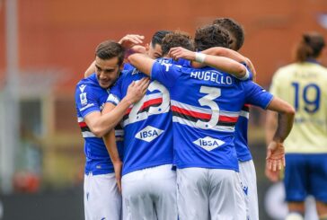 Sampdoria-Verona 3-1, blucerchiati attaccati al treno salvezza