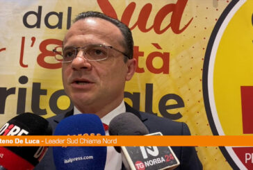 Sud Chiama Nord, De Luca "Lanciamo un appello ai movimenti civici"