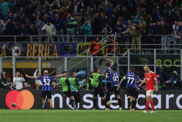 Inter-Benfica 3-3, nerazzurri in semifinale con il Milan