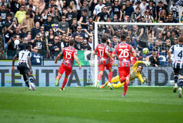 L'Udinese torna alla vittoria, 3-0 alla Cremonese