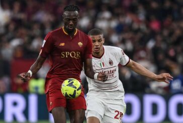 Roma-Milan 1-1, Abraham e Saelemaekers in gol nel recupero