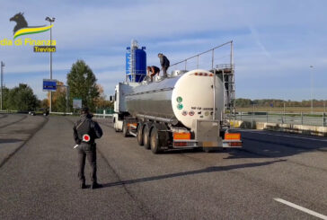 Treviso, gdf sequestra 24mila litri di gasolio di contrabbando