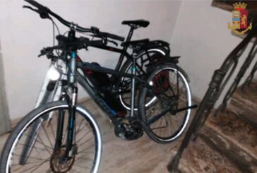 Ritrovate due bici elettriche rubate da un minorenne
