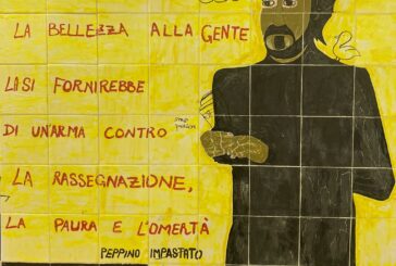 Poggibonsi: vandalismo al murales di Peppino Impastato nel sottopasso