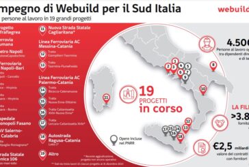 A Webuild due nuovi contratti ferroviari per 3,7 mld nel Sud Italia