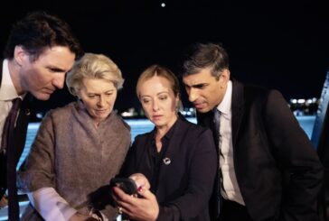 Maltempo, Meloni mostra ai leader del G7 le immagini dell'alluvione