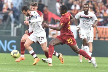 Roma e Salernitana si dividono la posta, 2-2 all'Olimpico